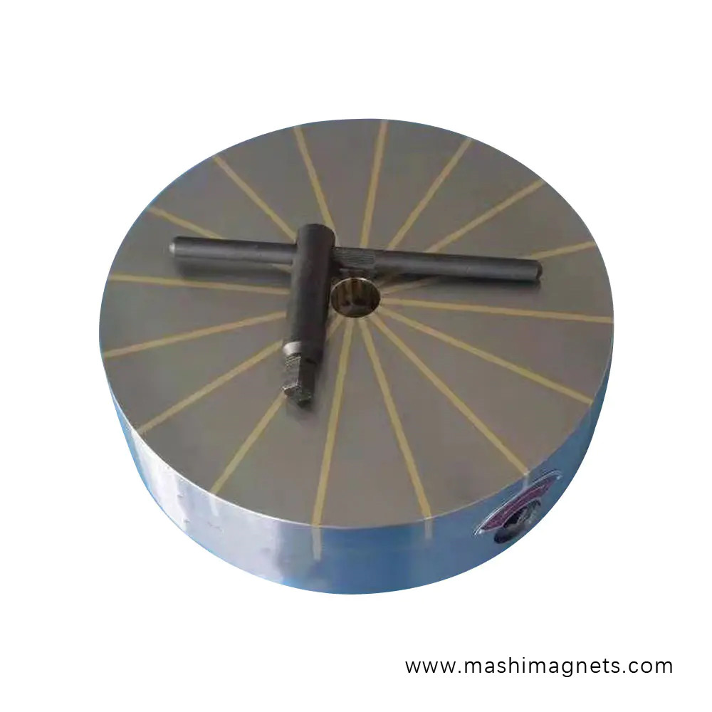 Radial pole Round permanent magnetic chuck